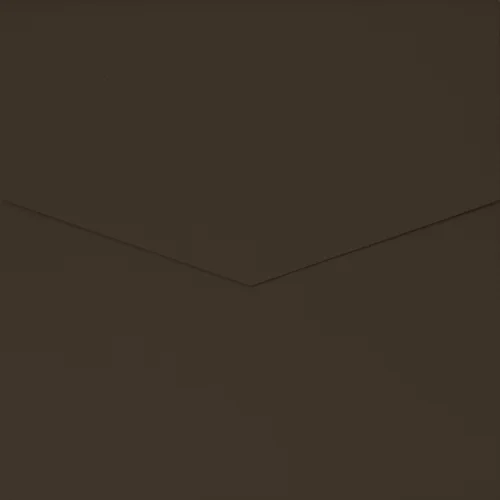 Chocolate brown vierkante pocketfold